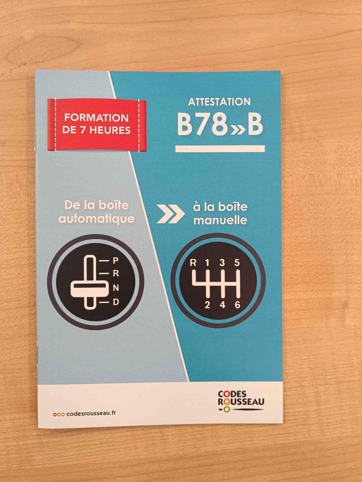 Formation de 7 heures B78 B